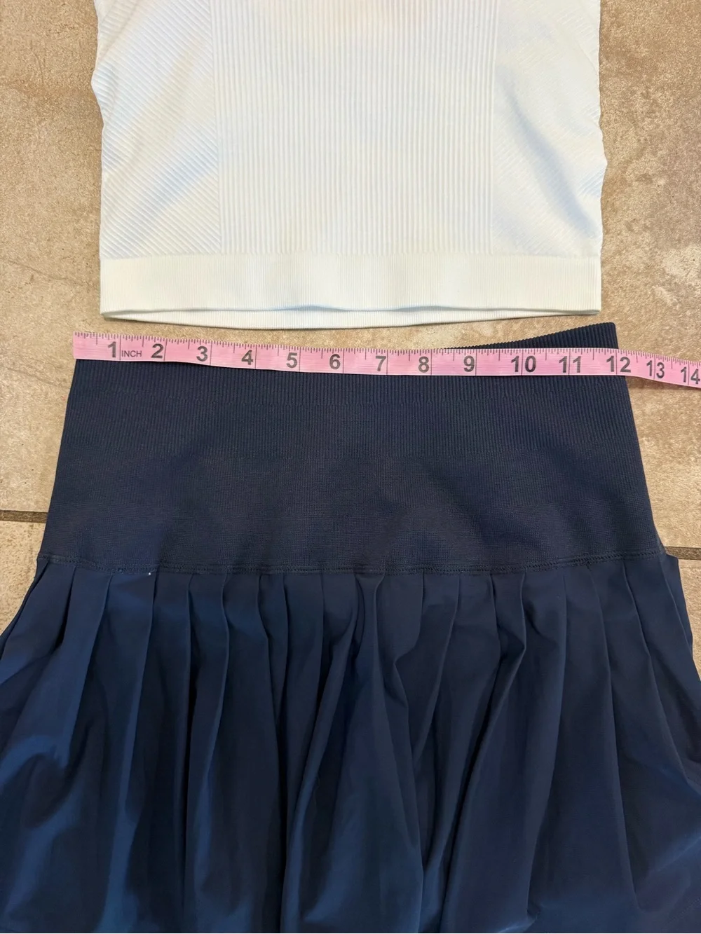Wilson Navy Midtown Tennis Skirt and tank top - S